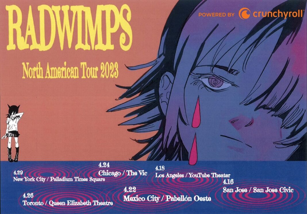 Concierto de RADWIMPS en México 2023
