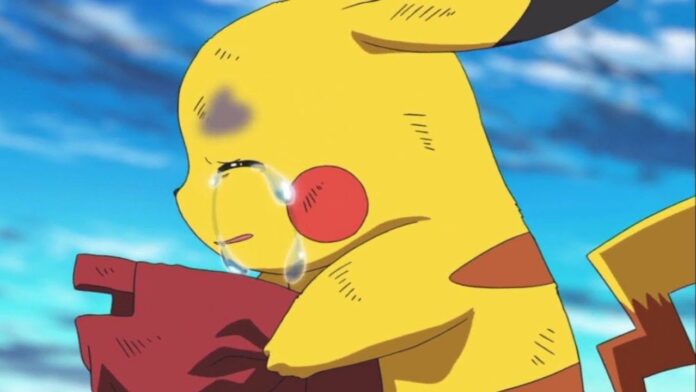 Pikachu llorando - Pokémon