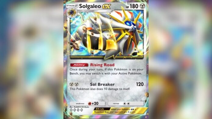 Solgaleo EX-expansión- guardianes celestiales-Pokémon TCG