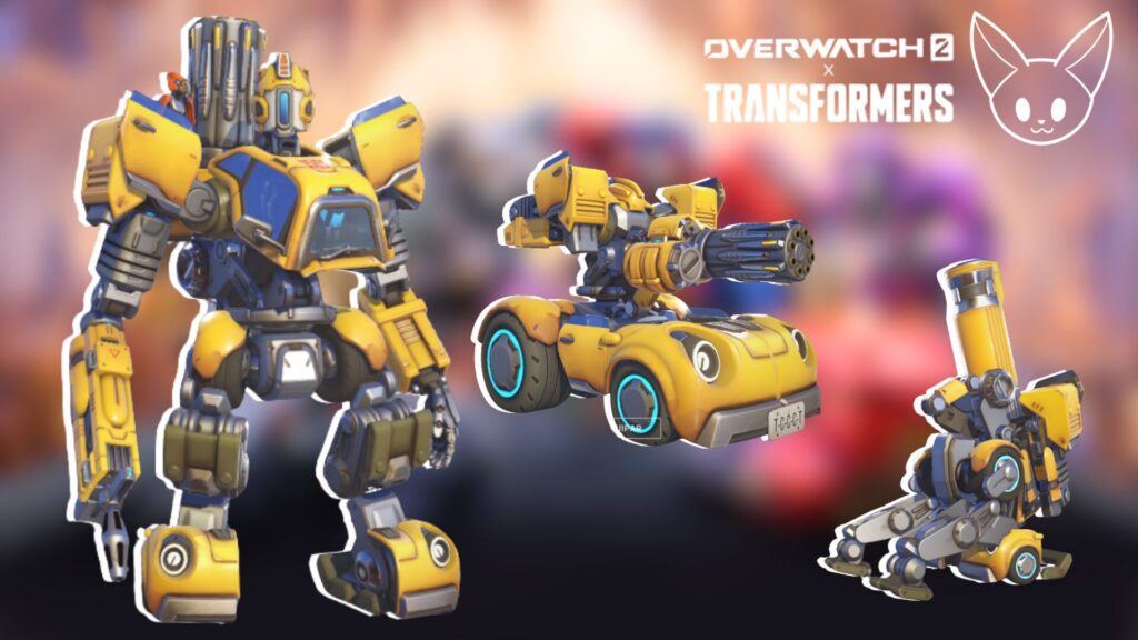 Overwatch 2 x Animes: ¡Las 3 colaboraciones más épicas que conquistaron a los fans! Bastion como Bumblebee