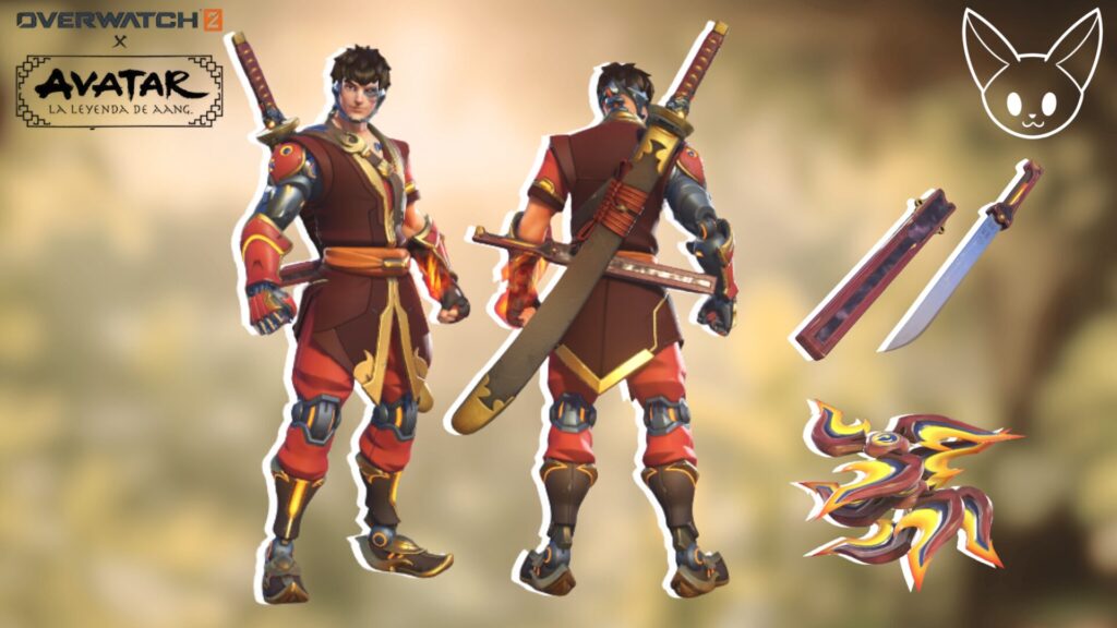 Overwatch 2 x Avatar: El Último Guerrero Genji como Zuko 1