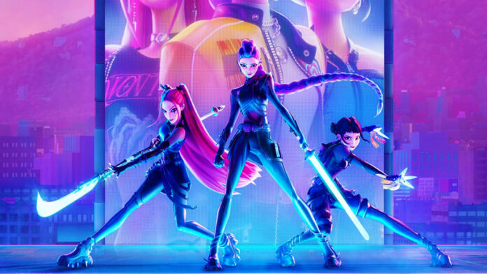 Protagonistas de KPop Demon Hunters