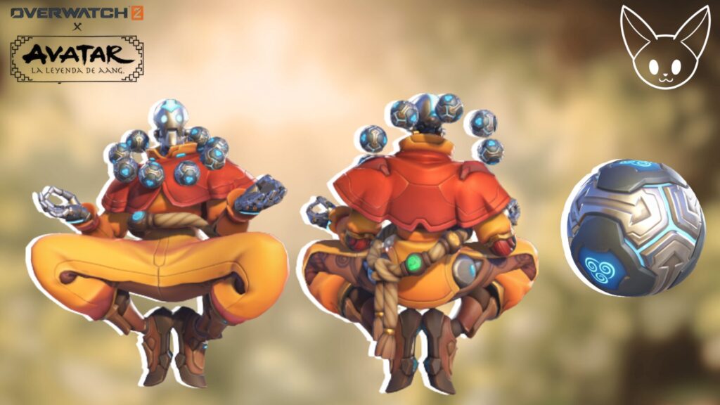 Overwatch 2 x Animes: ¡Las 3 colaboraciones más épicas que conquistaron a los fans! Zenyatta como Aang