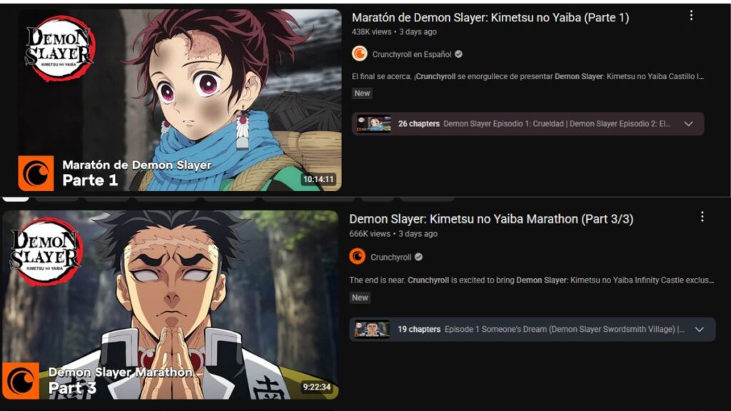 Crunchyroll libera toda la serie de Demon Slayer gratis en YouTube Crunchyroll-Demon Slayer-capítulos gratis en Youtube