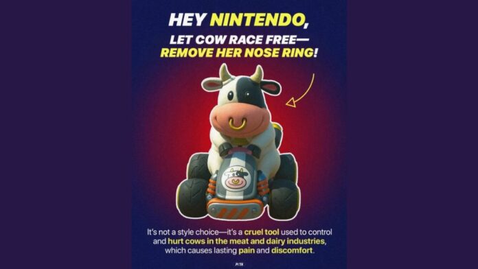 Petición PETA a NINTENDO-Personaje de la vaca