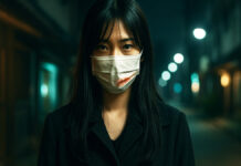 Kuchisake Onna: la aterradora leyenda japonesa que sigue viva en el anime y la cultura pop Cosplay de Kuchisake Onna