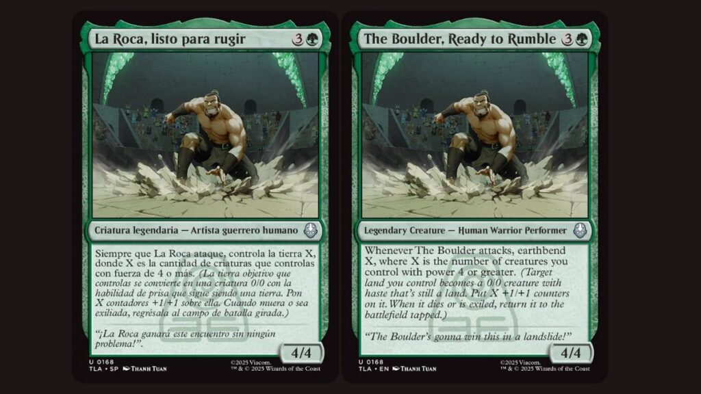 Cartas-Magic The Gathering x Avatar La Leyenda de Aang.