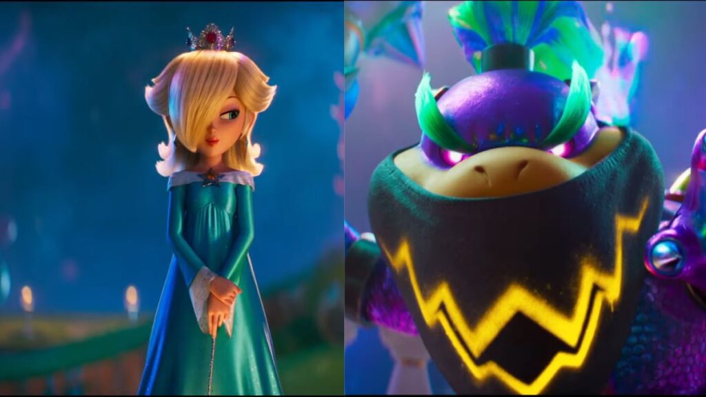 Super Mario Galaxy-La película-Personajes-Rosalina-Bowser Jr
