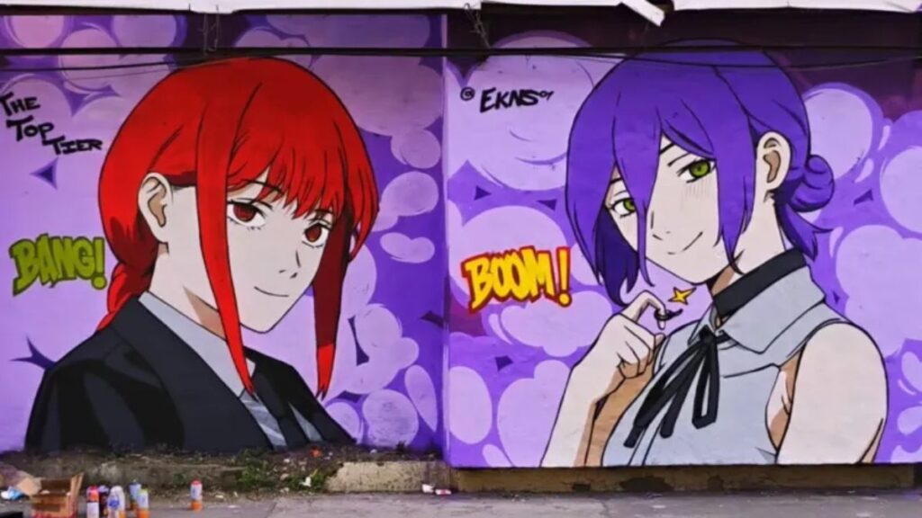 Mural-Chainsaw Man-cuernavaca