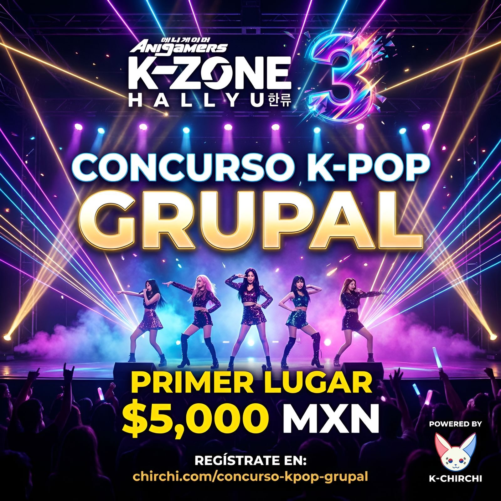 Concurso de Dance Cover Grupal || K-Zone Hallyu en Anigamers Concurso K-Pop Grupal en K-Zone Hallyu 3 - Anigamers Fest - K-ChirChi