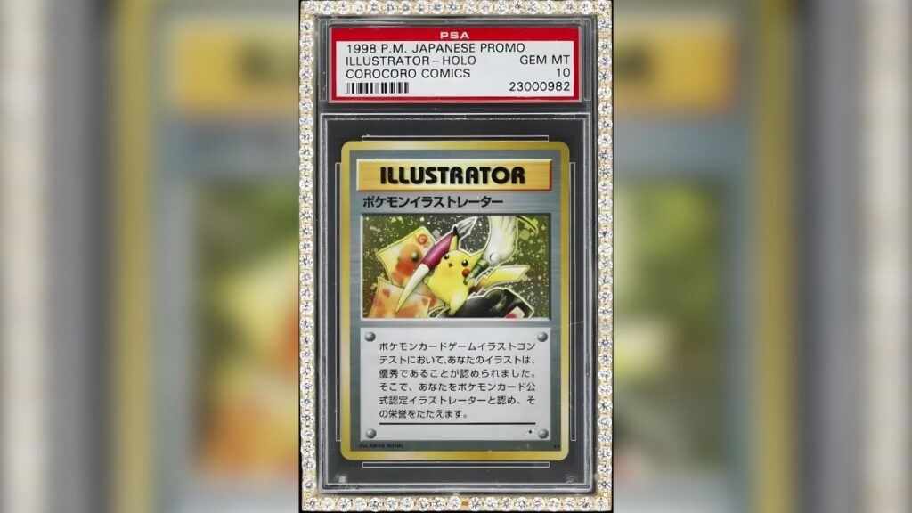 Carta Pikachu Illustrator-Pokémon.