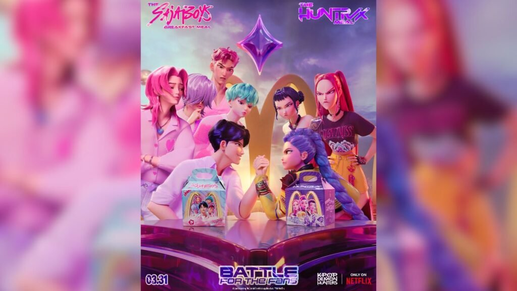 kpop demon hunters- colaboración mcdonald's