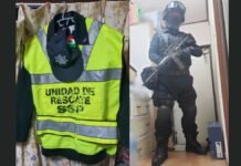 Cosplayer japonés se vuelve viral por recrear el uniforme de la Policía Federal de México milspec_mi-fotografía disfraz-inspirado elementos de la Policía Federal mexicana.