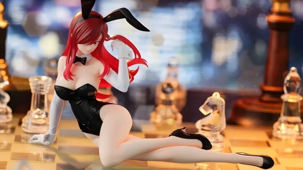 Fairy Tail celebra su 20 aniversario con nuevos capítulos Figura especial- Erza Scarlet- traje de coneja
