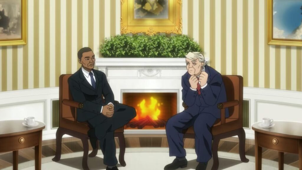 El anime "Baki" sorprende con una inesperada parodia de Donald Trump Anime-Baki-Donald Trump