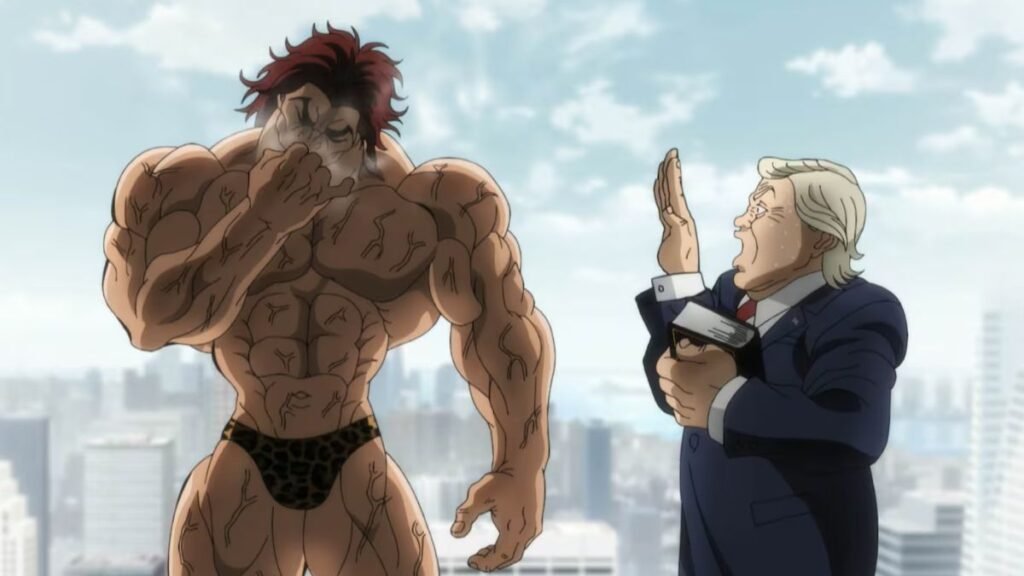 El anime "Baki" sorprende con una inesperada parodia de Donald Trump Donald Trump- Anime- Baki