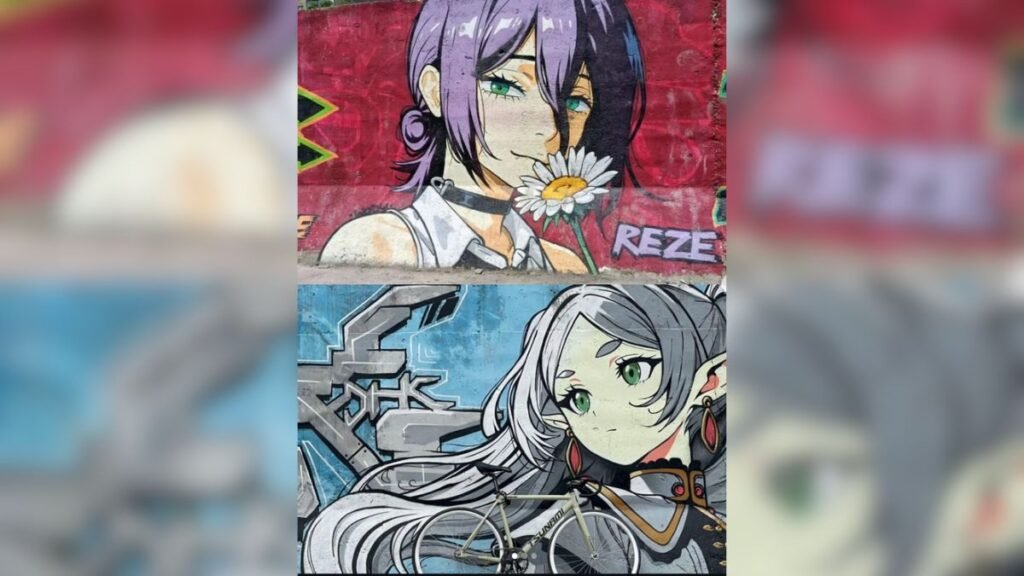 El artista "Wodyone DHC" presenta un nuevo mural de Lucy de Cyberpunk Wodyone DHC- Murales