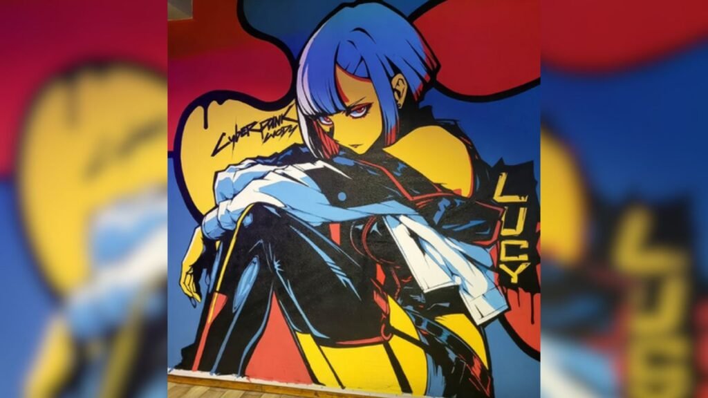 El artista "Wodyone DHC" presenta un nuevo mural de Lucy de Cyberpunk Wodyone DHC- mural-Lucy Cyberpunk