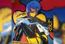 El artista “Wodyone DHC” presenta un nuevo mural de Lucy de Cyberpunk Wodyone DHC- mural-Lucy Cyberpunk