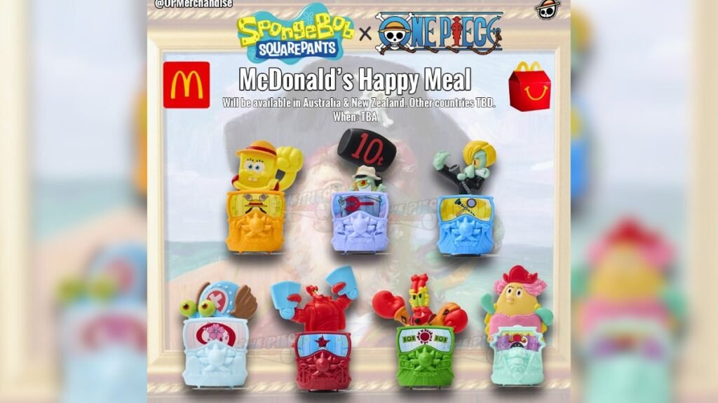 McDonald's-colaboración-One Piece-Bob Esponja