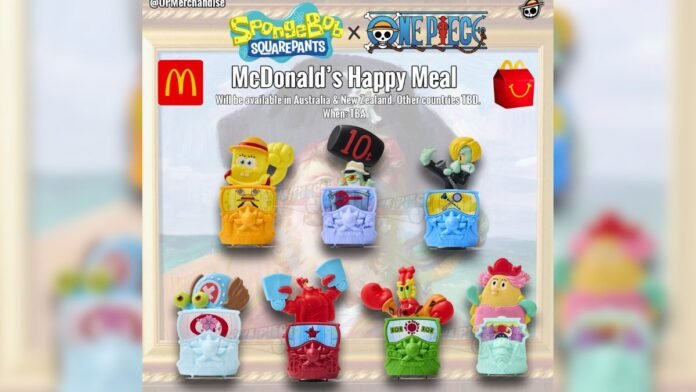 McDonald's-colaboración-One Piece-Bob Esponja