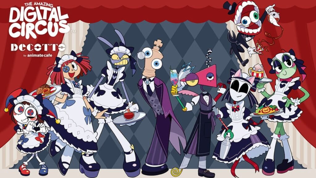 The Amazing Digital Circus anuncia colaboración con Animate Café en Japón The Amazing Digital Circus-colaboración- Animate Café- Japón