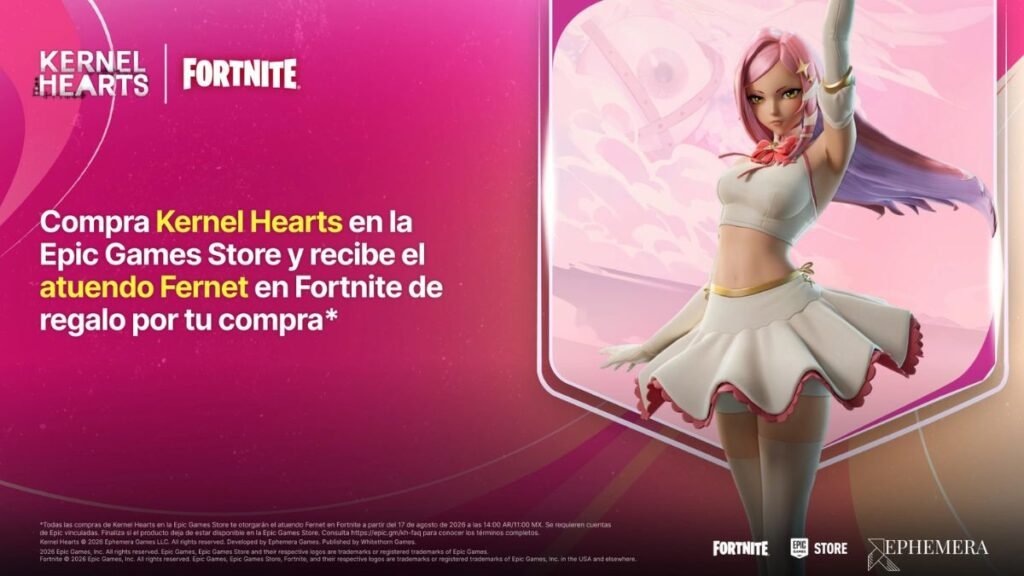 Kernel Hearts- atuendo exclusivo-Fortnite