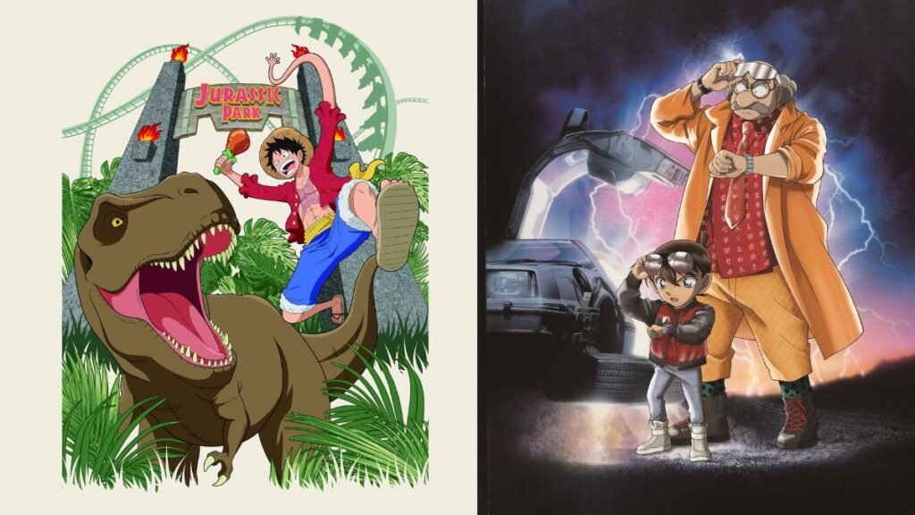 ONE PIECE x Jurassic Park y Detective Conan x Back to the Future sorprenden con crossover ONE PIECE-Detective Conan- colaboran- Jurassic Park- Back to the Future-aniversario- Universal Studios Japan