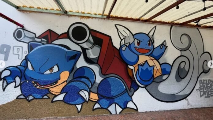 Mural-Pokémon-beloz2099 Mural-Pokémon-beloz2099