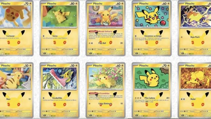 Pokémon-expansión de cartas especiales-aniversario Pokémon-expansión de cartas especiales-aniversario
