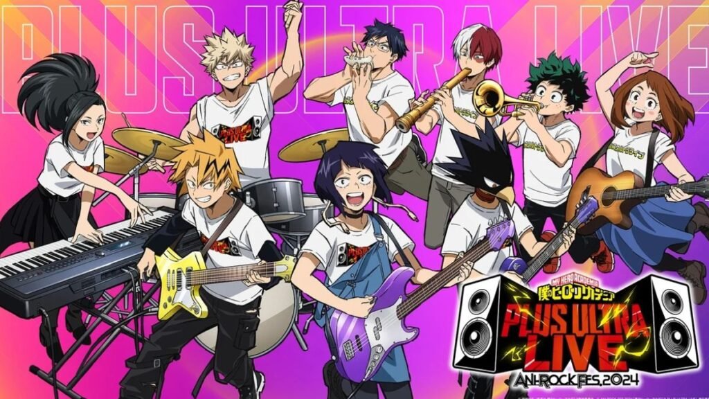 My Hero Academia llegará a Crunchyroll con un concierto especial de música japonesa ANI-ROCK FES.-2024-My Hero Academia PLUS ULTRA LIVE