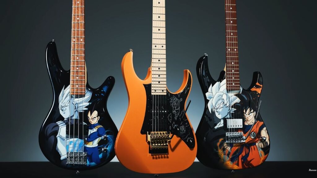 Ibanez-colección-guitarras- Dragon Ball Z