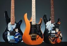 Ibanez anuncia su colección de guitarras inspiradas en Dragon Ball Z Ibanez-colección-guitarras- Dragon Ball Z