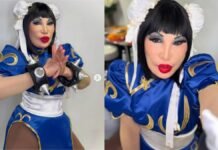 Lyn May se transforma en Chun-Li de Street Fighter para una campaña Lyn May-Chun-Li- Street Fighter